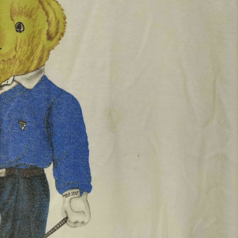ポロラルフローレン POLO RALPH LAUREN 90s ポロベア プリントクルーネックTシャツ メンズ JPN:M