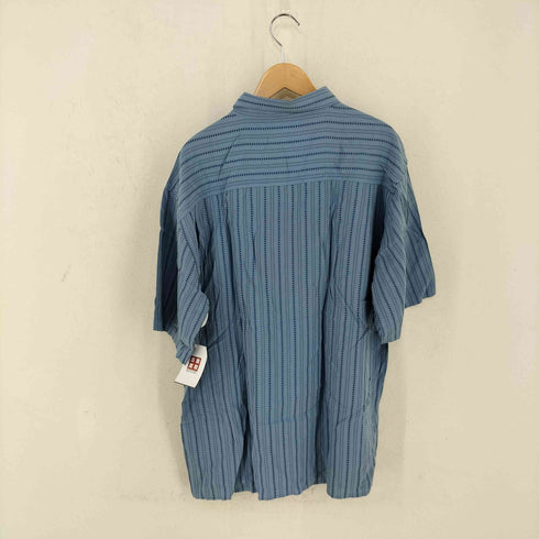 Eighty Eight レーヨンポリ ストライプシャツ メンズ import:XL