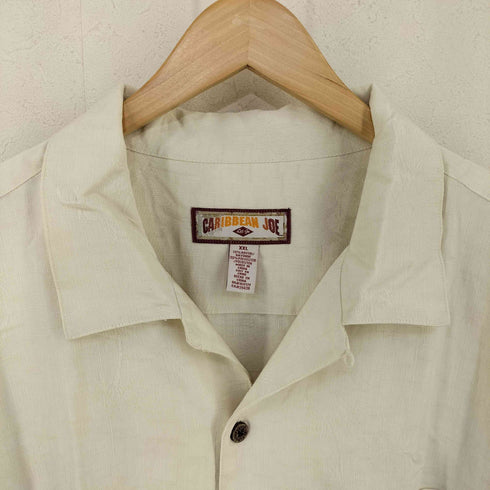 カリビアンジョー CARIBBEAN JOE レーヨンポリ オープンカラーシャツ メンズ import:XXL
