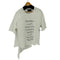ケイスケヨシダ KEISUKE YOSHIDA 24AW LAYERED SCARF T-SHIRT メンズ FREE