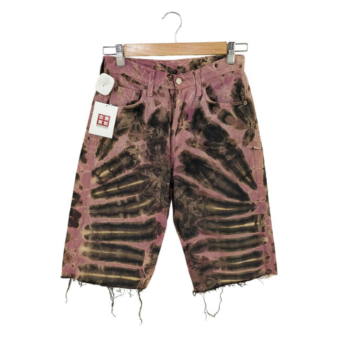 リーバイス Levis USA製 タイダイデニムショーツ レディース 30inch