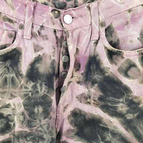 リーバイス Levis USA製 タイダイデニムショーツ レディース 30inch