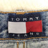 トミーヒルフィガー TOMMY HILFIGER PLAYBOY リメイク ワッペン フレアデニム メンズ
