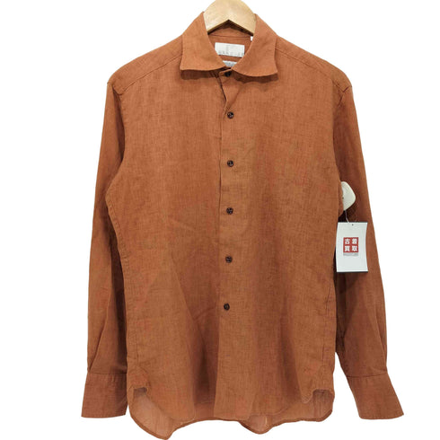 アバハウス ABAHOUSE FRENCH LINEN 長袖開襟シャツ レディース JPN:44