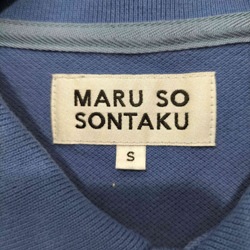 MARU SO SONTAKU 鹿の子 S/Sポロシャツ メンズ JPN:S