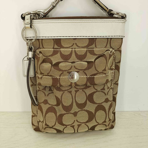 コーチ COACH シグネチャーキャンバス ショルダーバッグ メンズ