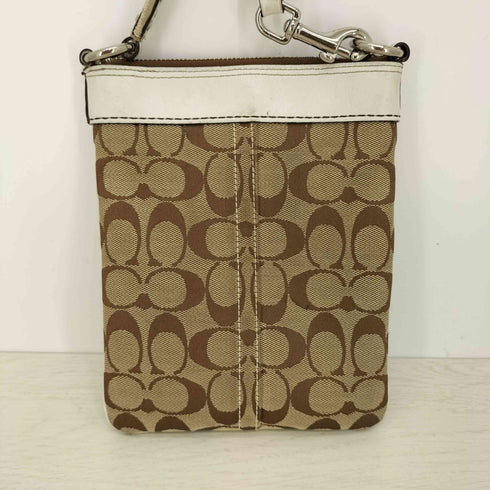 コーチ COACH シグネチャーキャンバス ショルダーバッグ メンズ