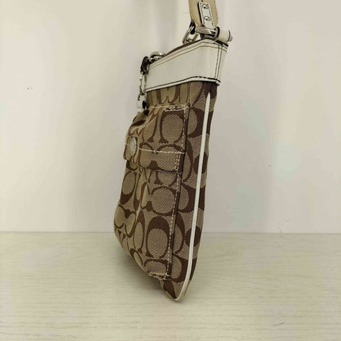 コーチ COACH シグネチャーキャンバス ショルダーバッグ メンズ