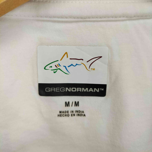 グレッグノーマン GREG NORMAN ロゴ刺繍プリントTシャツ メンズ M