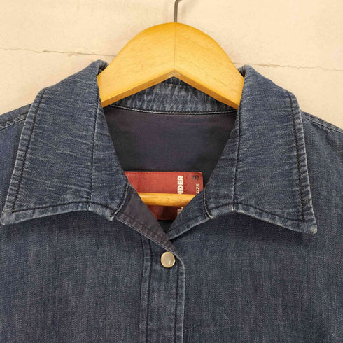 ジルサンダー JIL SANDER スナップボタン デニムシャンブレー長袖シャツ レディース JPN:S