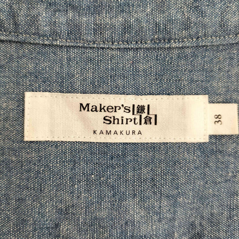 メーカーズシャツカマクラ Makers Shirt 鎌倉 クラシックシャツ レディース 38