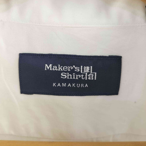 メーカーズシャツカマクラ Makers Shirt 鎌倉 スリムフィット ピンポイントオックスフォード メンズ 40-81 15 3/4-32