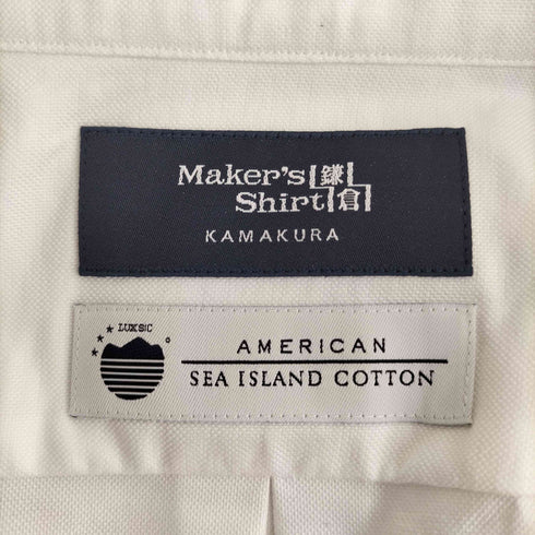 メーカーズシャツカマクラ Makers Shirt 鎌倉 スリムフィット オックスフォード メンズ 40-81 15 3/4-32