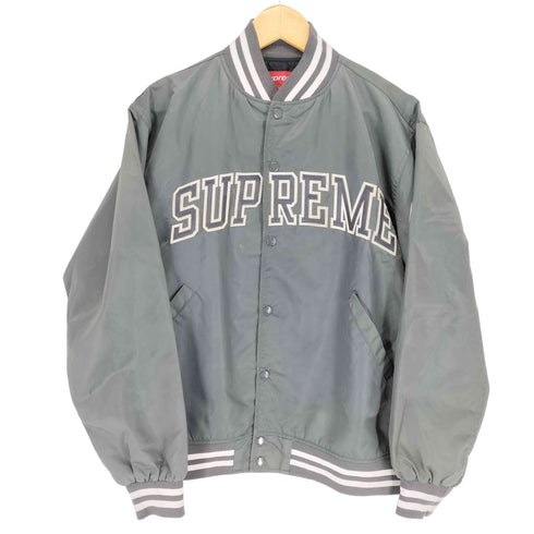 シュプリーム Supreme 90S 初期 SUPREME Arc Logo Apple Varsity Jacket メンズ L