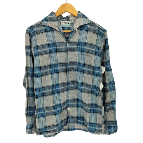 sedgefield 60S~70S シャークカラー オープンカラーチェックシャツ メンズ import:M