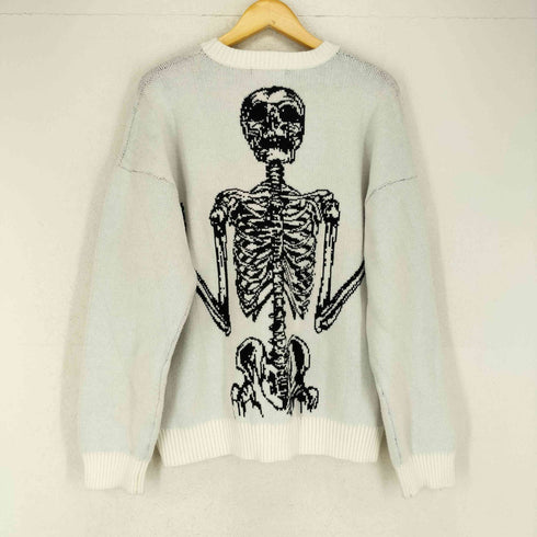 HEAVEN CAN WAIT HCW Logo Knit Sweater street メンズ JPN:L