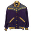 AWARD JACKET BY KAYE BROS 70S レザー 切り返し スタジャン レディース