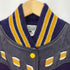 AWARD JACKET BY KAYE BROS 70S レザー 切り返し スタジャン レディース