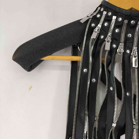 ノワールケイニノミヤ noir kei ninomiya 22AW クロスストラップハーネス ジップ レディース XS