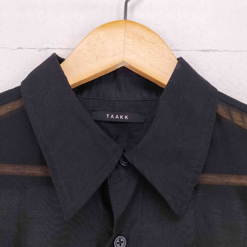 ターク TAAKK 25SS TRANSPARENT SHIRTS JACKET メンズ 2