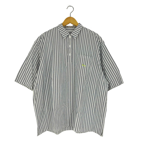 Acy Room Shirt ルームシャツ ハーフボタン ストライプシャツ メンズ JPN:3