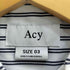 Acy Room Shirt ルームシャツ ハーフボタン ストライプシャツ メンズ JPN:3
