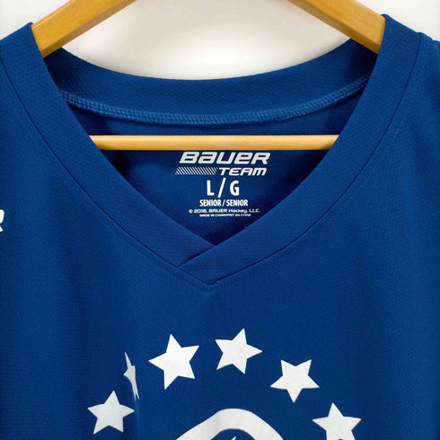BAUER TEAM Vネックゲームシャツ メンズ import:L