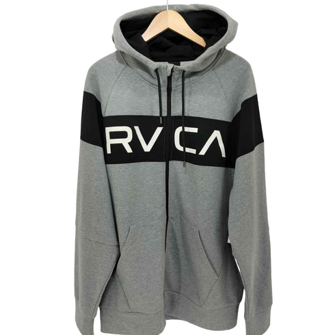 ルーカ RVCA ZIP JACKET ロゴプリントジップジャケット メンズ JPN:XL