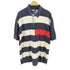トミーヒルフィガー TOMMY HILFIGER フラッグボーダー 鹿の子 S/Sポロシャツ メンズ import:XXL XXL