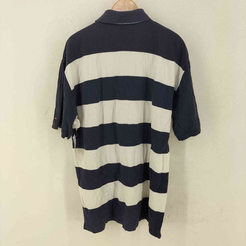トミーヒルフィガー TOMMY HILFIGER フラッグボーダー 鹿の子 S/Sポロシャツ メンズ import:XXL XXL