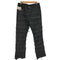 jeans フリンジデザインブラックデニムパンツ メンズ XL