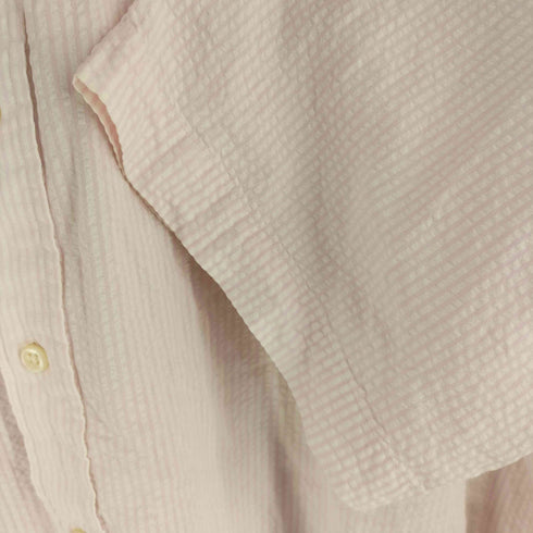 ラルフローレン RALPH LAUREN BLAKE シアサッカー半袖ボタンダウンシャツ メンズ import:L