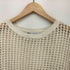 ザラ ZARA Asymmetry Mesh Knit Sweater メッシュ ニットセーター レディース import:L