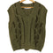 ザラ ZARA Vネック ニットベスト レディース import:M
