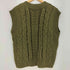 ザラ ZARA Vネック ニットベスト レディース import:M