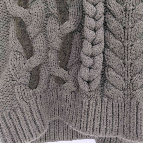 ザラ ZARA Vネック ニットベスト レディース import:M