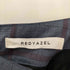 レディアゼル REDYAZEL ホースビット ベルト サイドプリーツ タック チェック パンツ レディース JPN:S