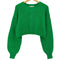 ザラ ZARA クロップドニット レディース import:L