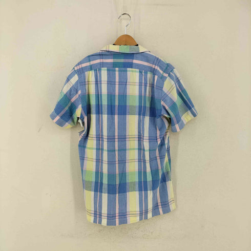 ポロバイラルフローレン Polo by RALPH LAUREN マドラスチェック柄 開襟 半袖シャツ メンズ import:M