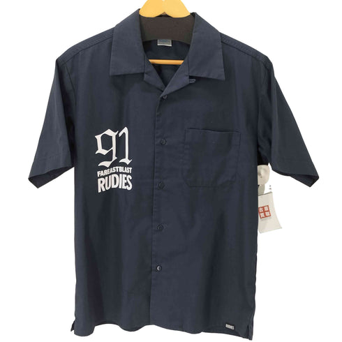 ルーディーズ RUDIES S/S プリントデザインオープンカラーシャツ メンズ import:M