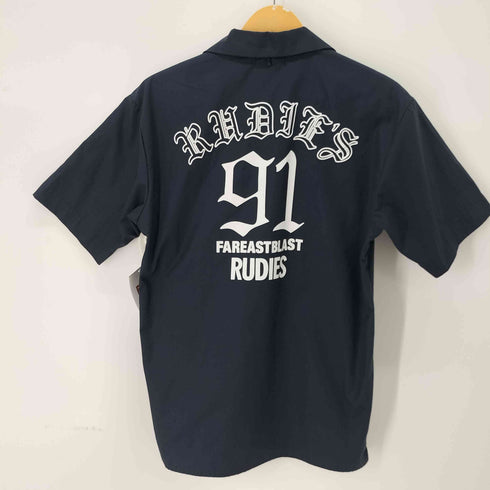 ルーディーズ RUDIES S/S プリントデザインオープンカラーシャツ メンズ import:M
