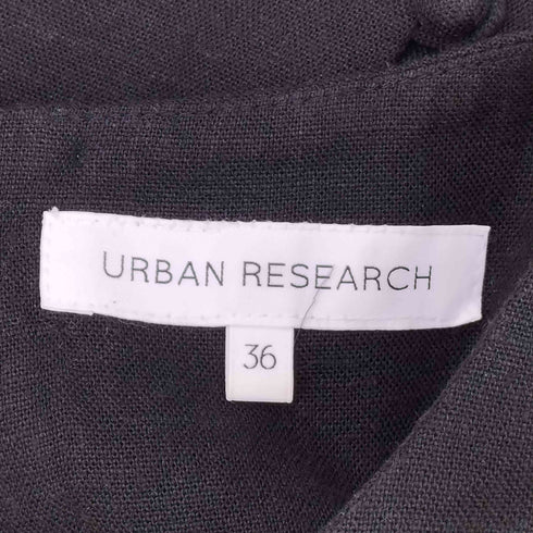 アーバンリサーチ URBAN RESEARCH 21ss 麻混ストレートロングワンピース レディース JPN:36