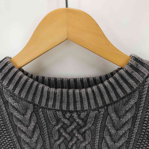 ネイバーフッド NEIGHBORHOOD 24AW WASHED CREWNECK CABLE SWEATER クルーネック ケーブル ニット メンズ JPN:L