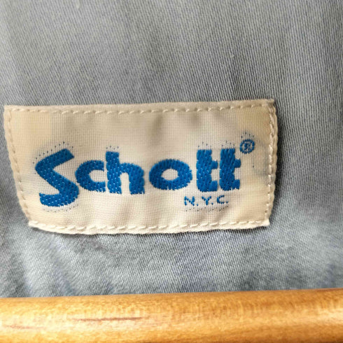 ショット Schott S/S CR PLAIN SHIRT メンズ import:S