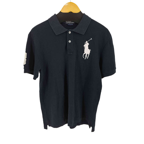ポロバイラルフローレン Polo by RALPH LAUREN CUSTOM FIT ビックポニー刺繍 ナンバリング 半袖 ポロシャツ メンズ import:L