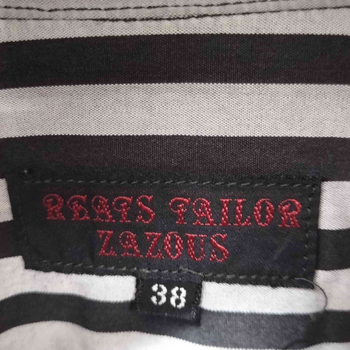 リーツテイラーザズー REATS TAILOR ZAZOUS L/S BD ストライプシャツ メンズ US:38