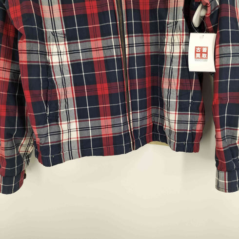 トミーヒルフィガー TOMMY HILFIGER ロゴ 刺繍 リバーシブル チェック ジャケット ハリントン ジャケット スウィングトップ ブルゾン メンズ import:S