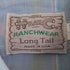 エイチバーシー H BAR C 70S USA製 RANCHWEAR チェック ウエスタンシャツ メンズ 15 1/2 : 33