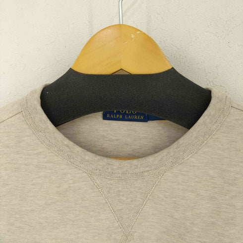 ポロラルフローレン POLO RALPH LAUREN ポニー刺繍 前Vガゼット 半袖 スウェット メンズ import:M