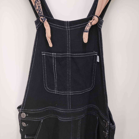 ハフ HUF LTWEIGHT HANDKERCHIEF OVERALL コットン リネンオーバーオール レディース S